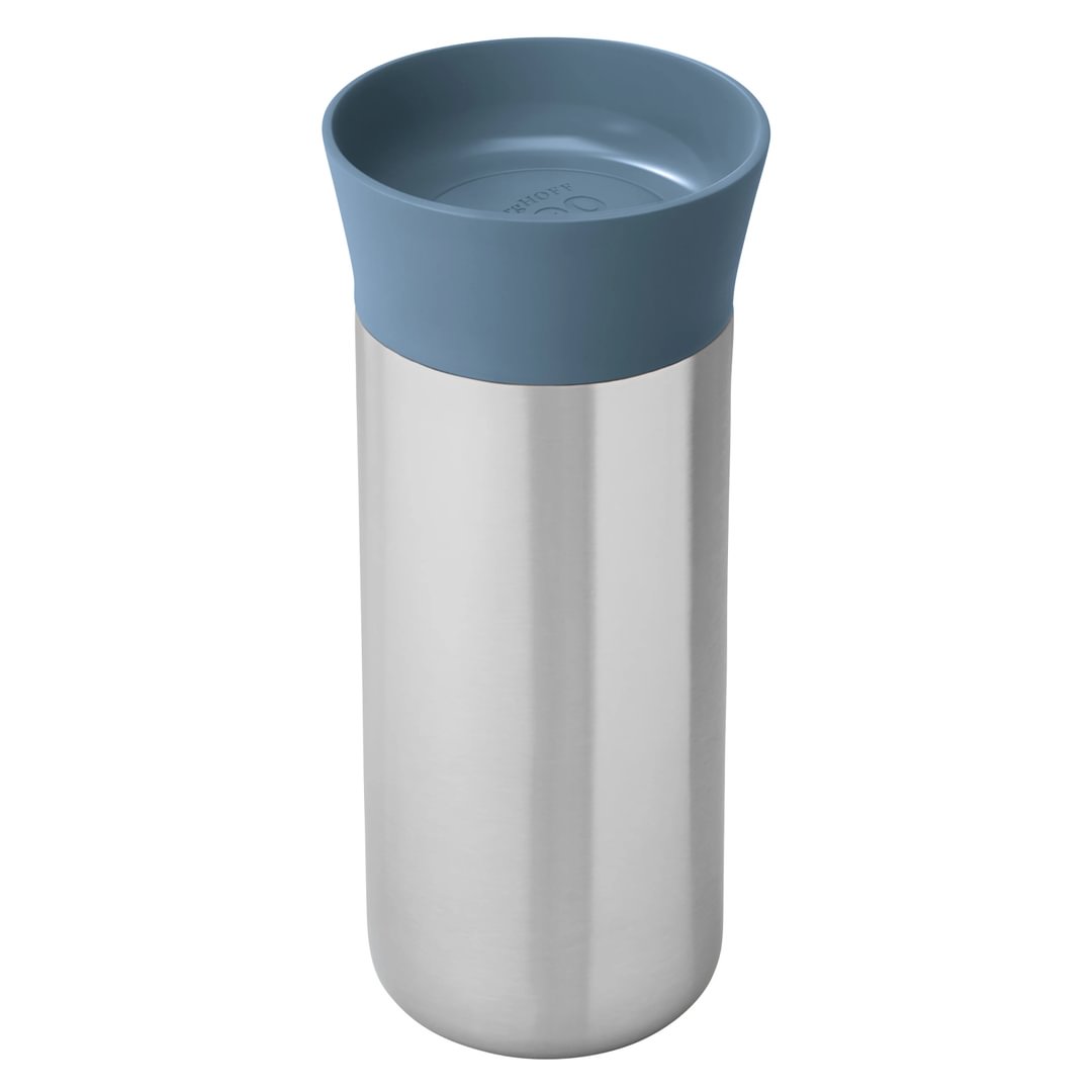 Double walled thermal mug blue 0,33L