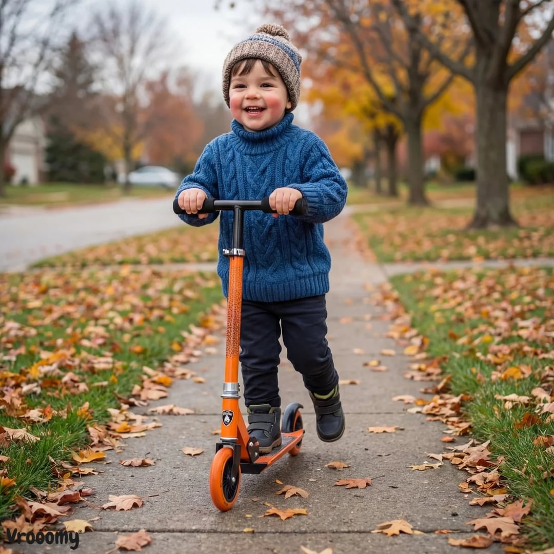 Lamborghini Foldable Kids Scooter - Orange - Berghoff toys