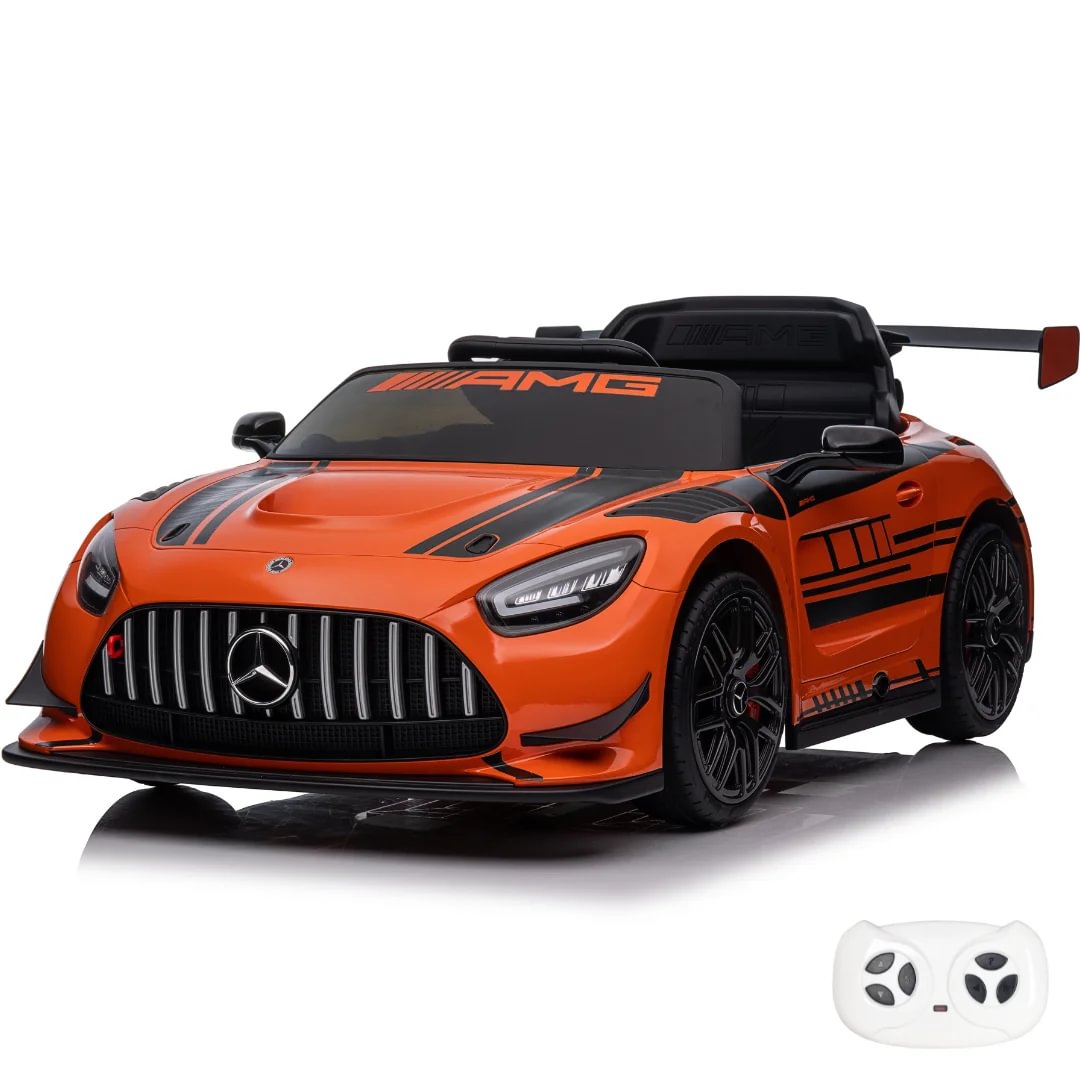 Mercedes AMG GT3 Elettrica per Bambini 12V Arancione Berghoff toys